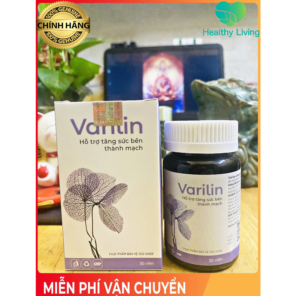 Varilin – Hỗ Trợ Tăng Sức Bền Thành Mạch Giảm Nguy Cơ Suy Giãn Tĩnh Mạch Do Thành Mạch Hiệu Quả