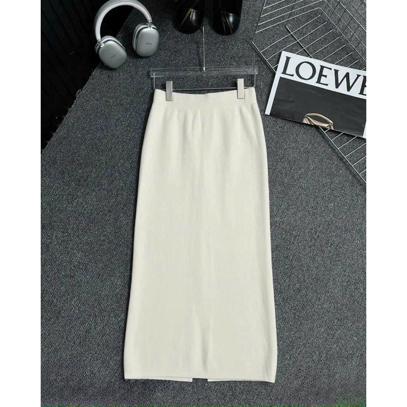 Chân Váy Len Full Màu QC