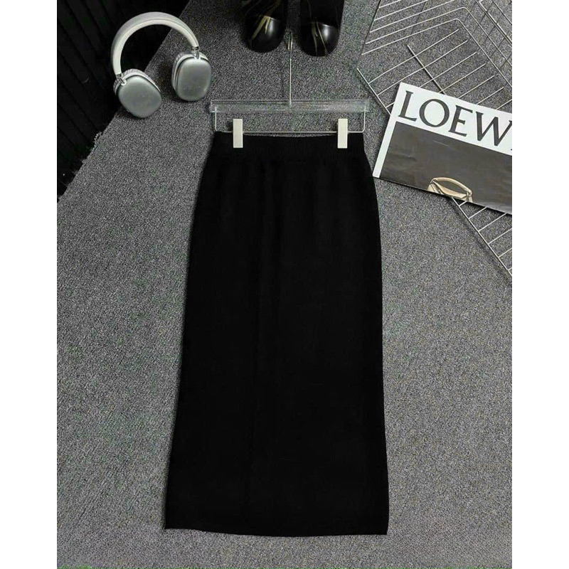 Chân Váy Len Full Màu QC