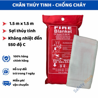 Chăn chống cháy chăn chữa cháy mềm mại dễ sử dụng vải sợi thủy tinh mền chất lượng cao