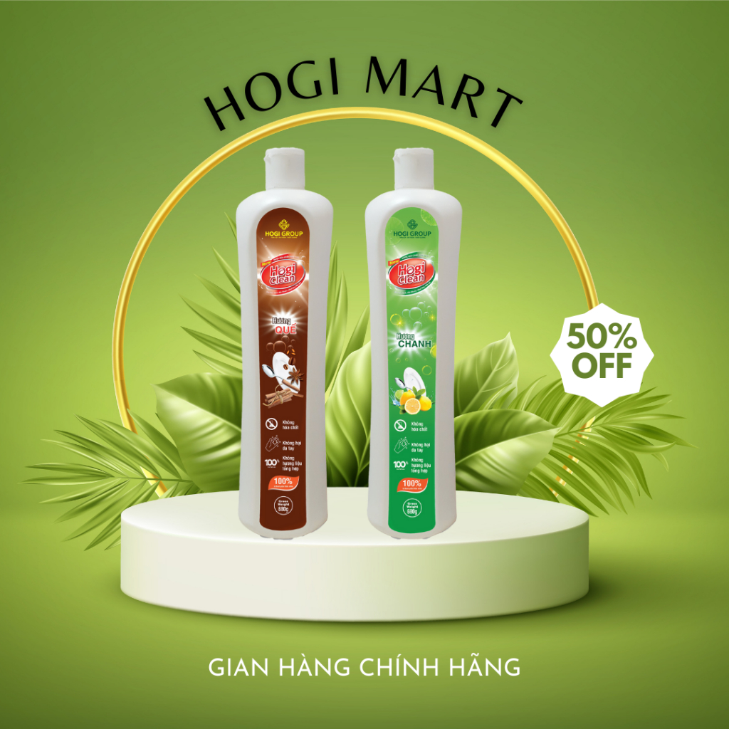 Nước rửa chén sinh học HOGI CLEAN