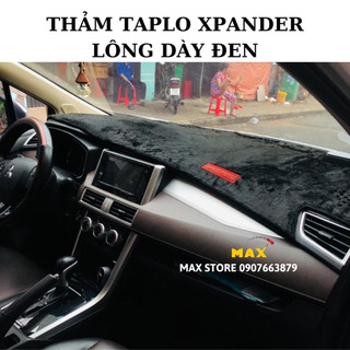 Thảm Taplo MITSUBISHI Xpander Xforce Grandis Attrage Triton Outlander Chất Liệu Nhung Da Cacbon Da Vân Gỗ Taplo Lông Cừu