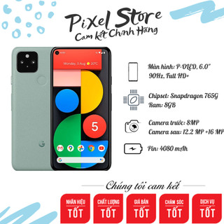 Điện thoại google pixel 5 ram 8/128 chip snap 765g