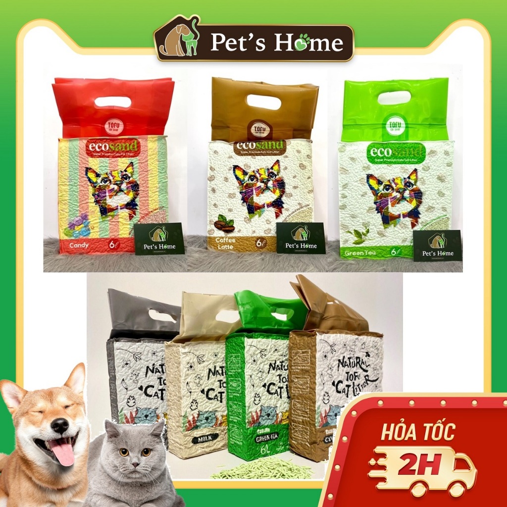 Cát vệ sinh đậu nành Catsme Ecosand Tofu Cat Litter 6L