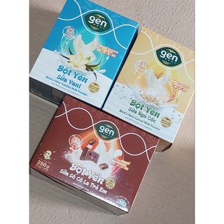 Bột yến sữa gen nest vị socola | vani | ngũ cốc 10 gói x 25g