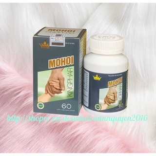 MOHOI  Kingphar - Hộp 60 Viên - Hỗ Trợ Làm Giảm Tăng Tiết Mồ Hôi Khó Chịu Của Cơ Thể