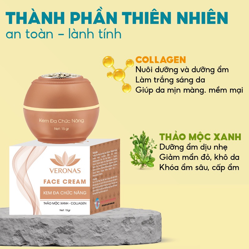 Kem đa chức năng Veronas 15gr