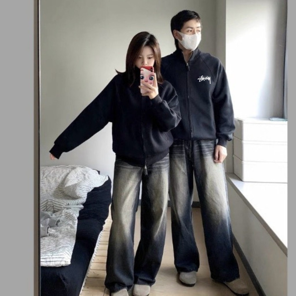 Áo Hoodie Zip nỉ  NIKE , ESSENTIALS , STU SSY Nam Nữ Cổ Đứng Chất nỉ Bông Cao Cấp Chuẩn Form Unisex Chính Hãng ACA_STORE