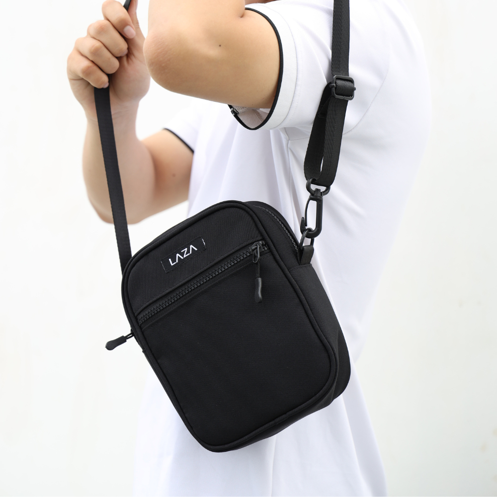 Túi đeo chéo canvas trượt nước cao cấp Pisano Bag 592 - Thương hiệu LAZA - Bảo hành chính hãng