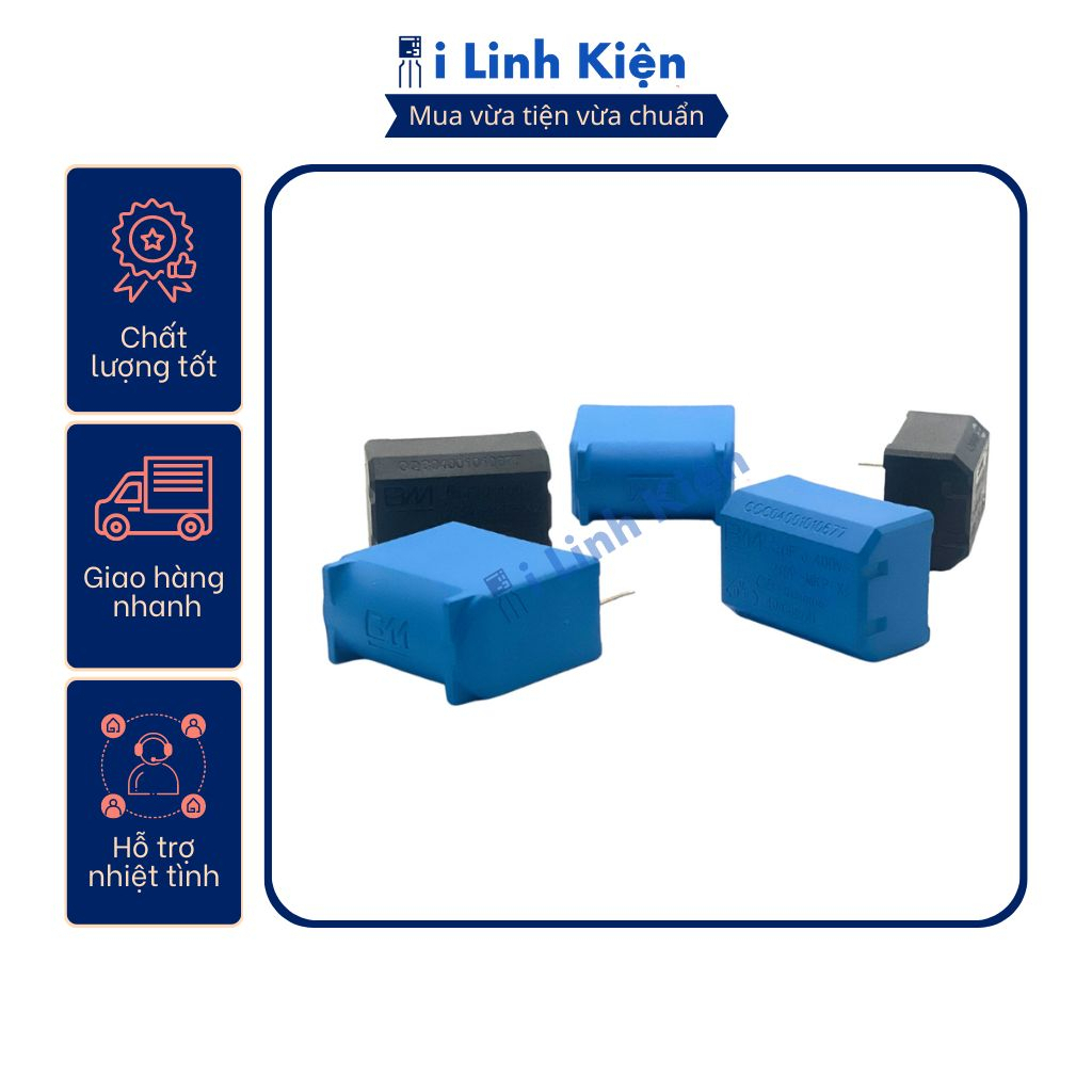 Tụ bếp từ 5UF 400VDC chất lượng tốt.