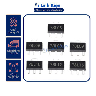 Ic nguồn 78l05 /78l06/78l08/78l09/78l10/78l12/78l15 sot-89.
