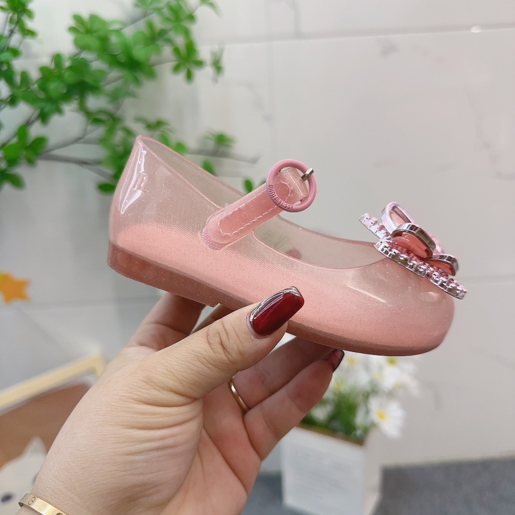 Giày nhựa thơm Melissa đá xuất dư dáng búp bê mẫu mới cực xinh dành cho bé gái
