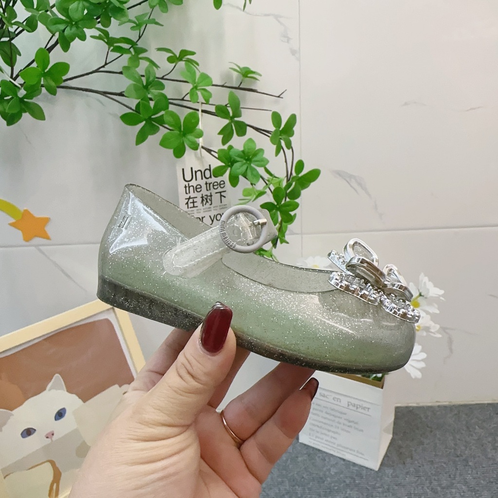 Giày nhựa thơm Melissa đá xuất dư dáng búp bê mẫu mới cực xinh dành cho bé gái