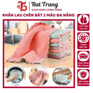 Khăn Lau Chén Bát Đa Năng Siêu Thấm Hút, Khăn Lót Ly Lau Chén Bát Nhà Bếp - Tráng Sứ Store