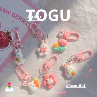 Móc khóa gấu cute TOGU set móc khóa gấu hồng dễ thương móc khóa hình gấu hottrend để móc chìa khóa