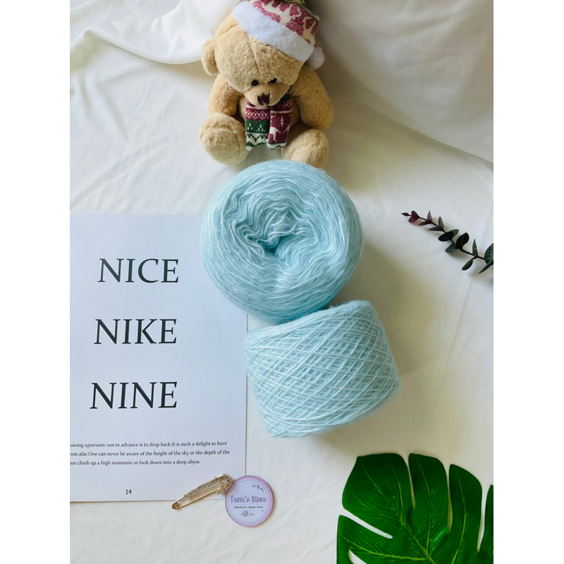 Yarn - Len Mohair Cúc Tần | Cỡ sợi ~ 1.0mm - 1.5mm | Sợi Thu Đông - Siêu nhẹ, mềm - Ấm áp không dậm ngứa | Terri Store