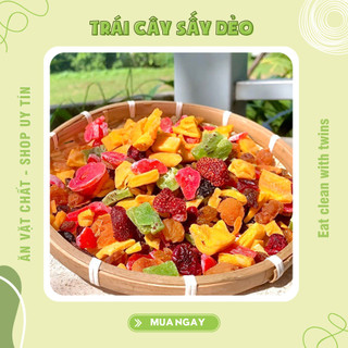 Trái Cây Sấy Dẻo - Lựa Chọn Hoàn Hảo Cho Mẹ Bầu - Mix 5 Loại Trái Cây Tươi Và Xí Muội Sấy Dẻo 500g