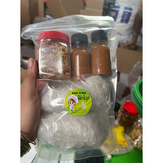 Bánh tráng sốt muối tắc hành phi