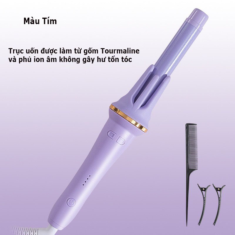 Máy uốn tóc xoăn tự động 28mm 7Days Smile Automatic Curler cao cấp kiểu Hàn Quốc UT04