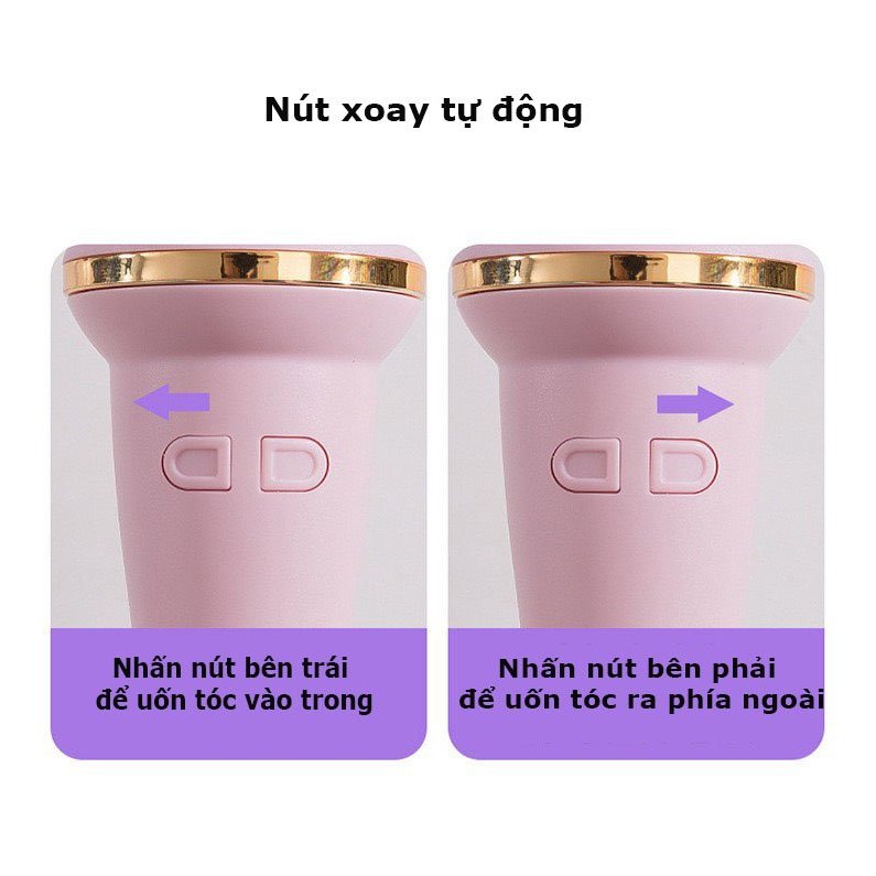 Máy uốn tóc xoăn tự động 28mm 7Days Smile Automatic Curler cao cấp kiểu Hàn Quốc UT04