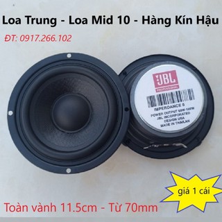 Loa trung jbl - mid 10 gân cao su từ 70mm toàn vành 11.5cm - giá 1 cái