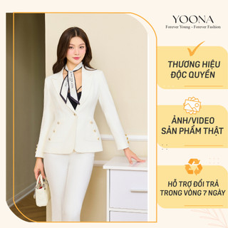 Set bộ suit công sở cao cấp vải chéo Hàn YOONA - YT16V141