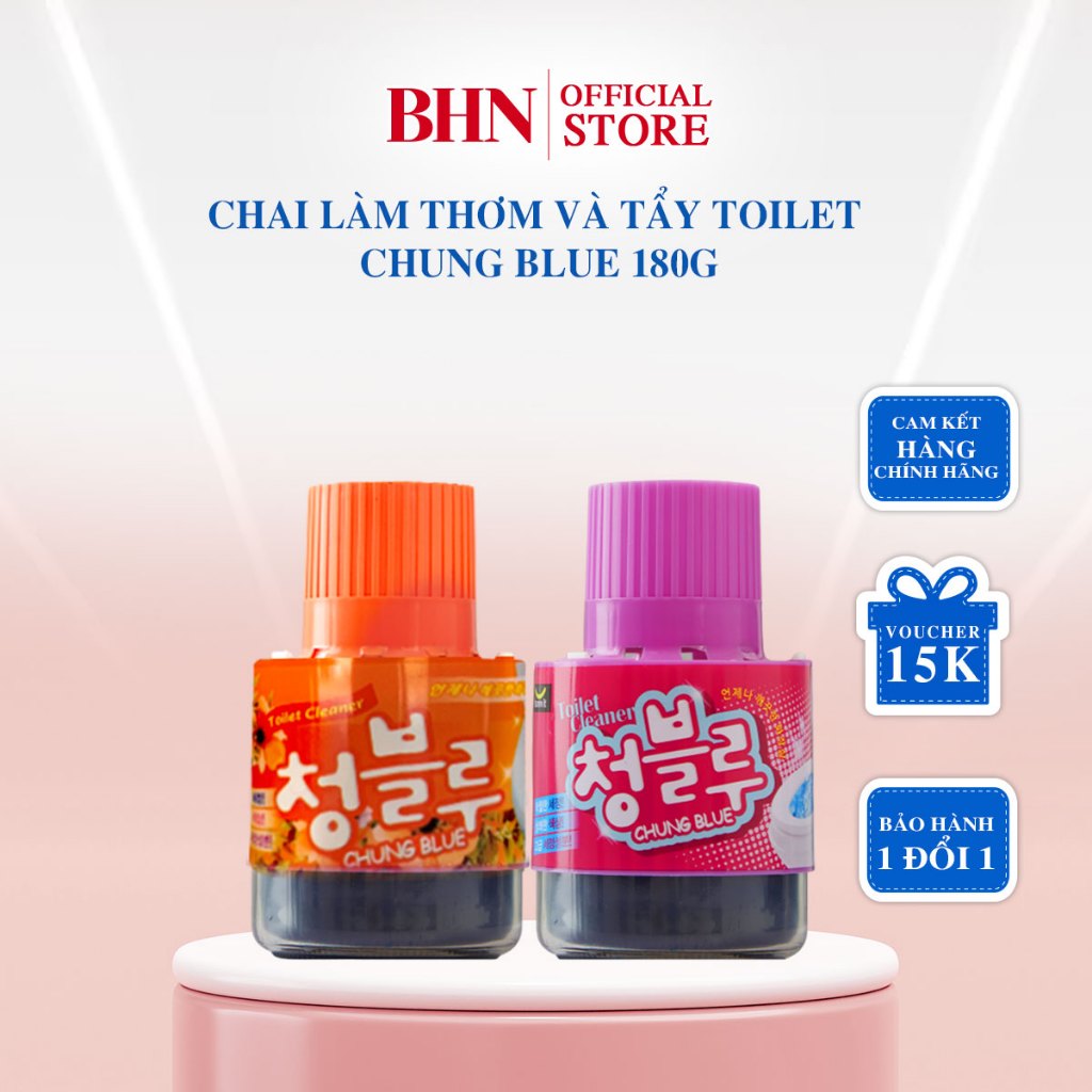 COMBO 3 CỐC THẢ BỒN CẦU HÀN QUỐC 450G Tặng kèm bột thông cống BLUE an toàn, tiết kiệm, sạch khuẩn