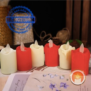 Nến điện tử mini tim lắc pin CR2032 [LẮP SẴN PIN]
