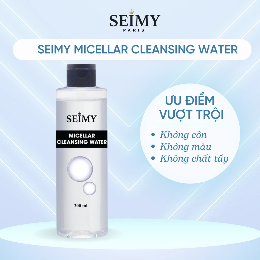 Nước tẩy trang Seimy - Micellar Cleansing Water 200ml