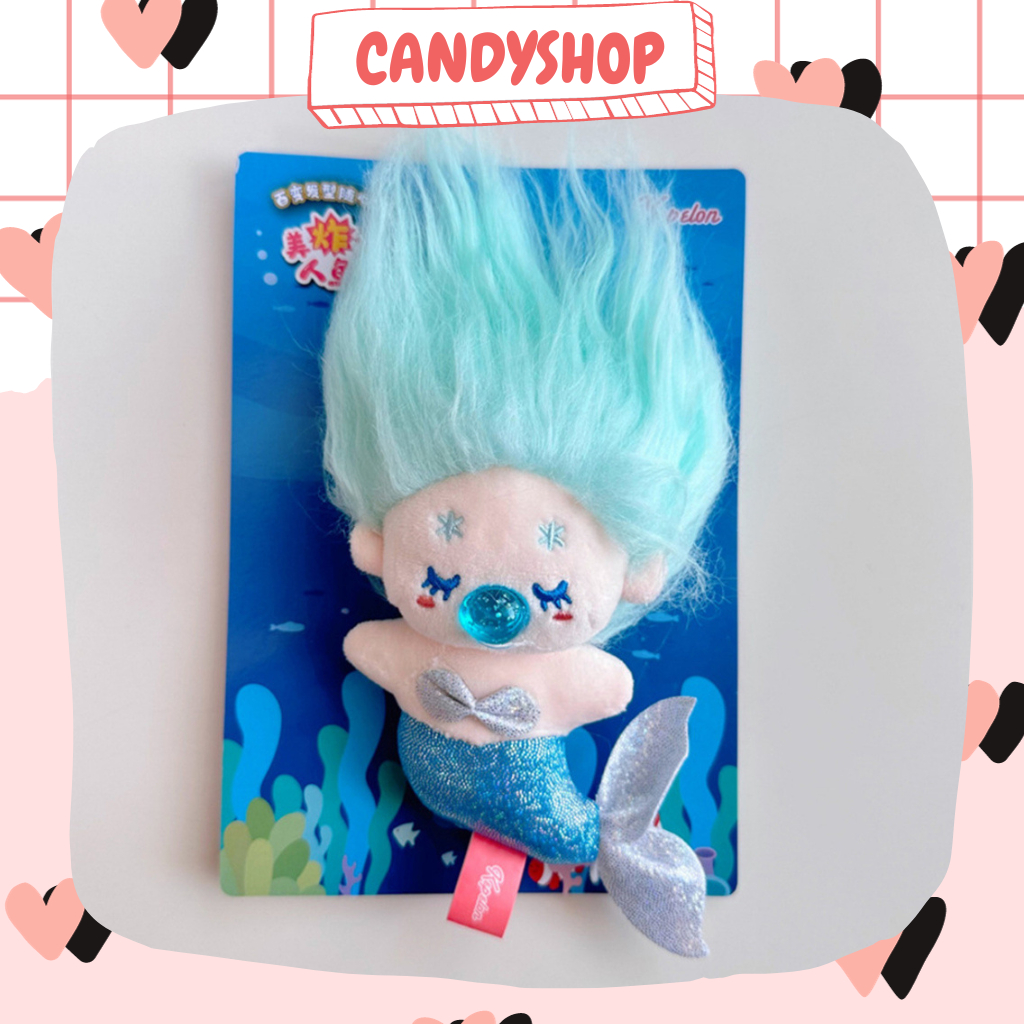 Búp bê móc khóa Nàng tiên cá siêu dễ thương vui nhộn thích hợp sưu tầm trang trí, làm quà tặng  CANDYSHOP