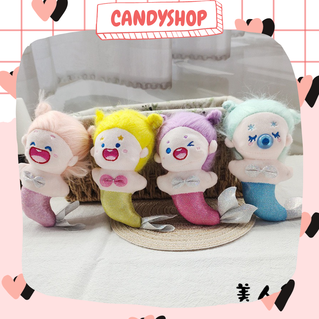 Búp bê móc khóa Nàng tiên cá siêu dễ thương vui nhộn thích hợp sưu tầm trang trí, làm quà tặng  CANDYSHOP