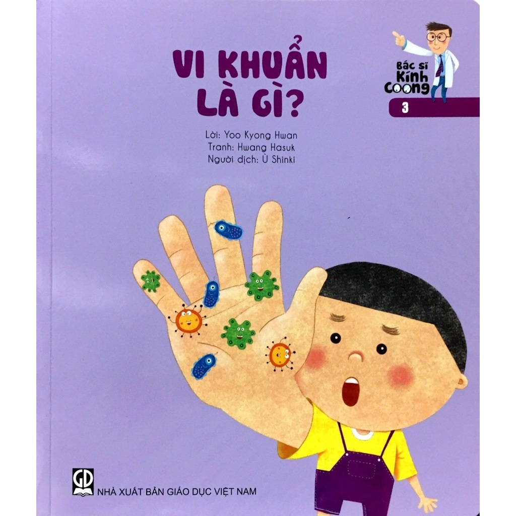 Bộ sách - Bác sĩ Kính Coong (10 cuốn) - Truyện tranh thiếu nhi giúp bé biết chăm sóc sức khỏe