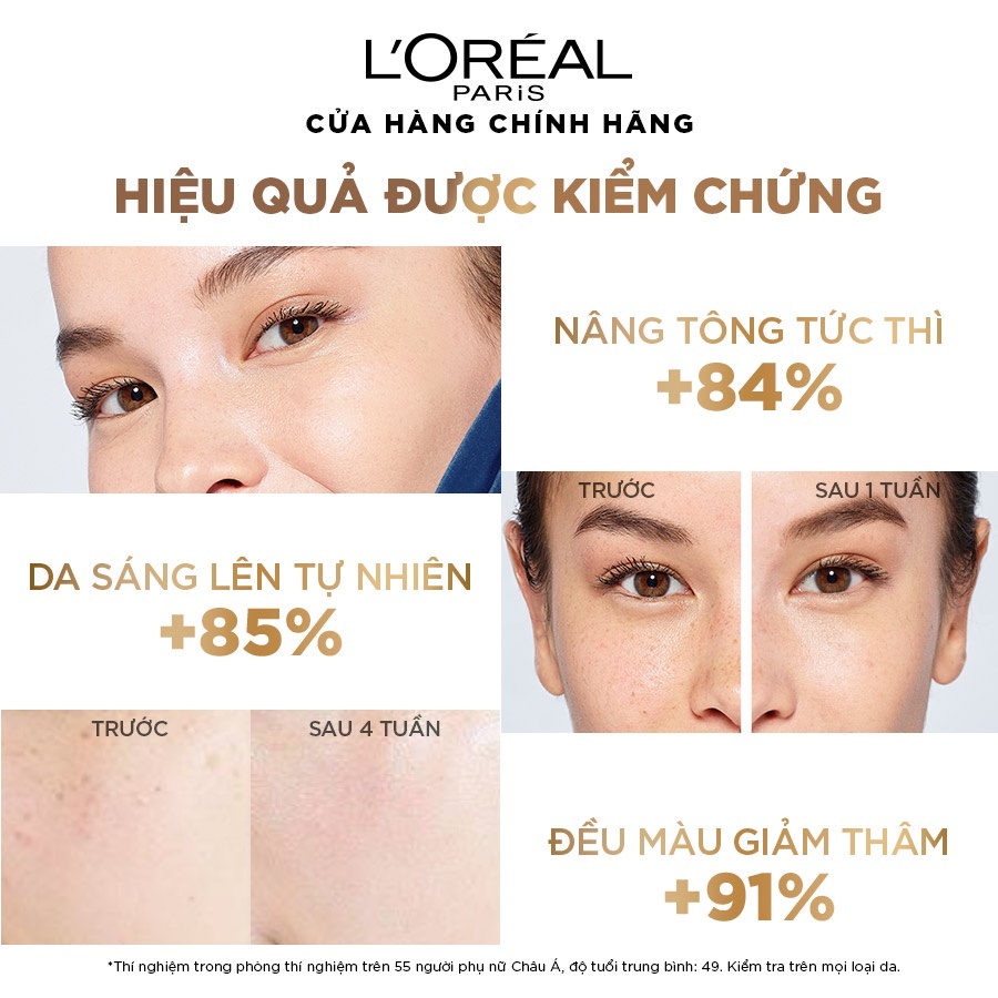 Kem chống nắng Loreal Mịn Nhẹ L’Oreal Paris UV & Kem chống nắng kiềm dầu Garnier Light Complete Super UV Matte 15ml