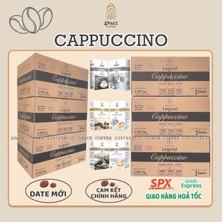1 Thùng Cà phê hòa tan Trung Nguyên legend Cappuccino Mocha - Capuchino Hazelnut - Cappuchino Dừa Coconut