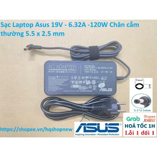 ⚡️[Sạc zin] Sạc Laptop Asus 19V - 6.32A -120W Chân cắm thường 5.5 x 2.5 mm