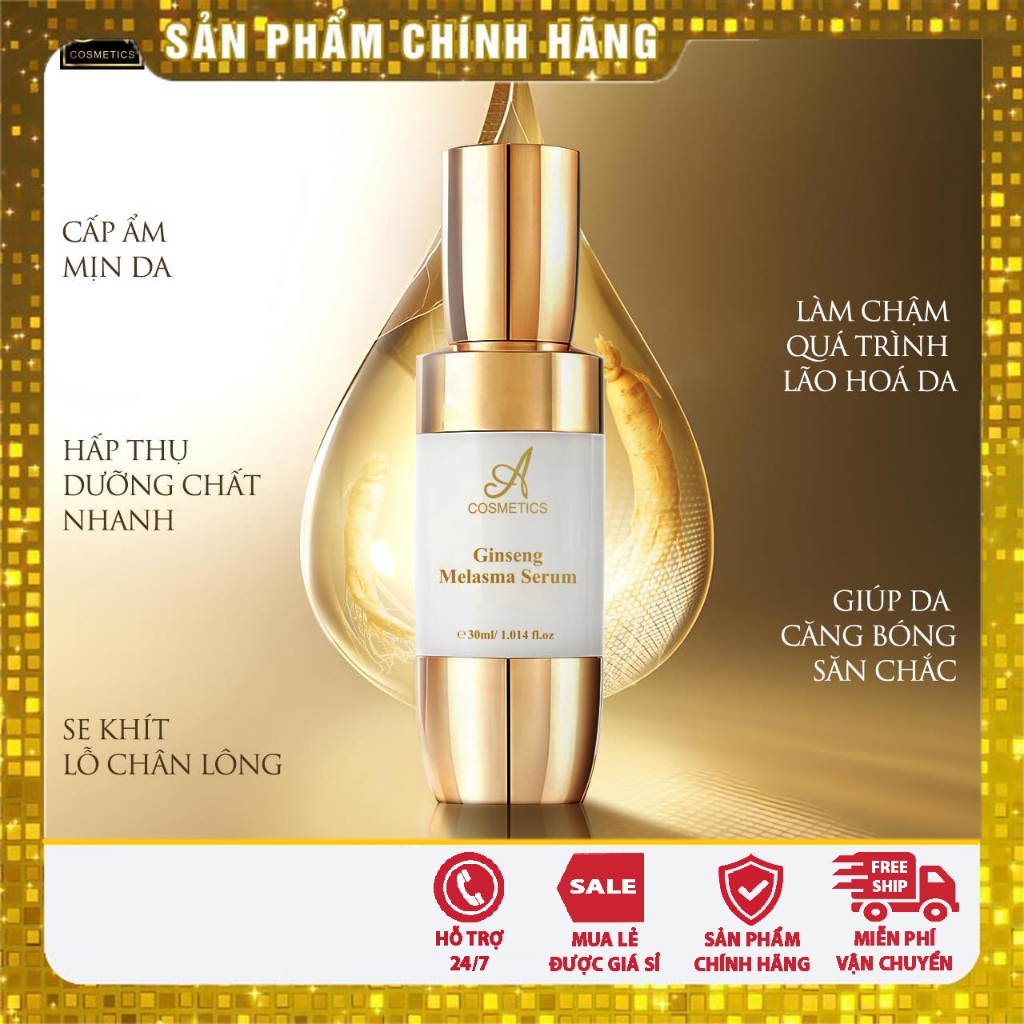 serum nám nhân sâm A cosmetic, tinh chất nám A cosmetic, tinh chất nám nhân sâm A cosmetic, serum ná