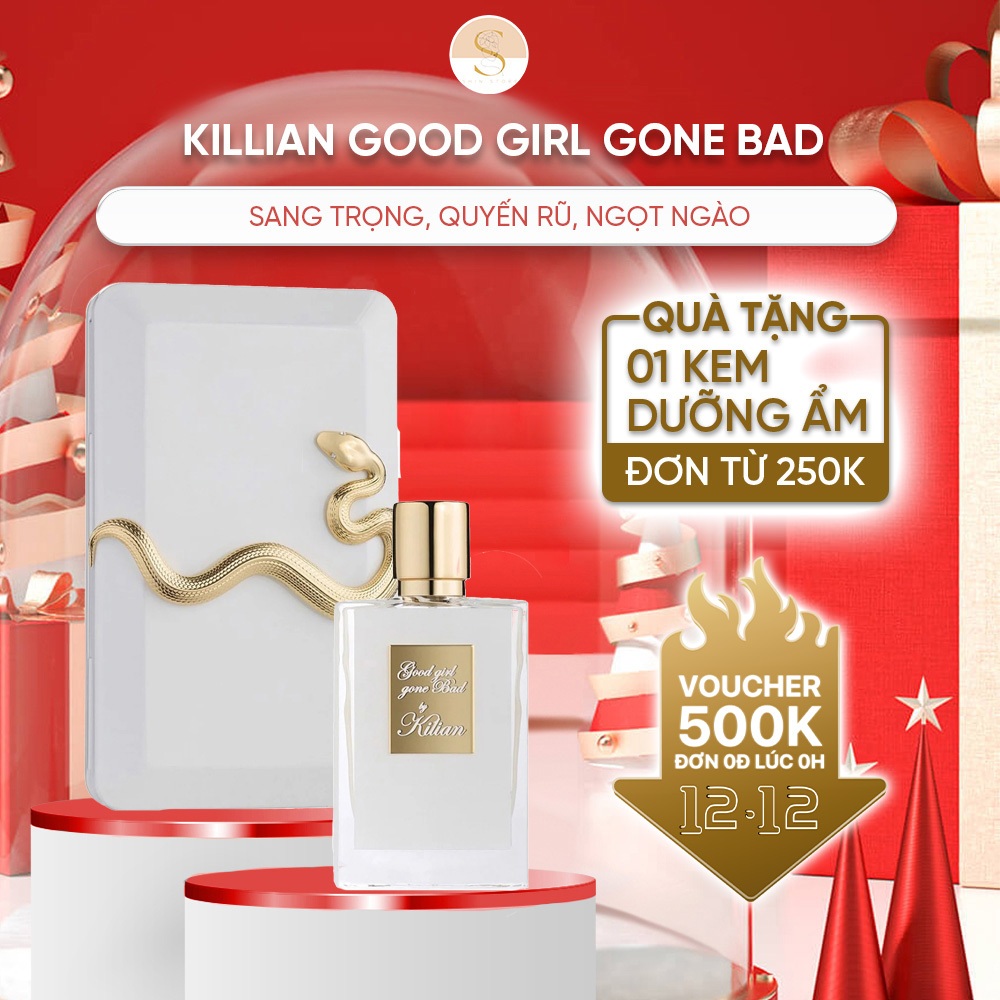 Nước Hoa Nữ Rắn Trắng Kilian Good Girl Gone Bad mùi hương quyền lực sang trọng - Hương thơm Đẳng Cấp Chai 50ml