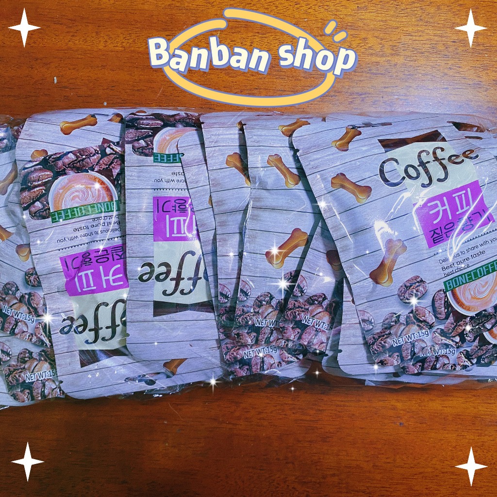 30 gói kẹo C Matcha hình xương chó gói 12gr