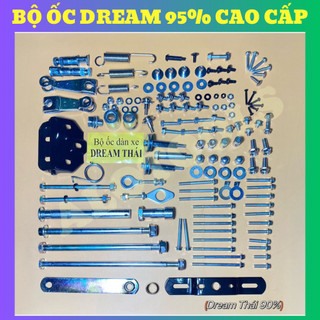 ❌xả sốc❌,bộ ốc dàn xe dream thái & việt nước mạ xi cực đẹp bộ đủ 90%