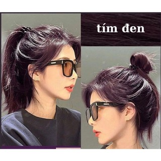 Thuốc nhuộm tóc Đen tím không tẩy + tặng oxy trợ nhuộm (tặng kèm gang tay và HDSD)