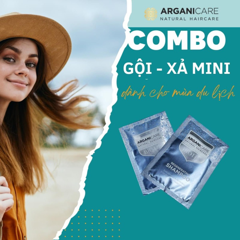SAMPLE DÙNG THỬ GỘI XẢ ARGANI CARE BIOTIN PHÁP