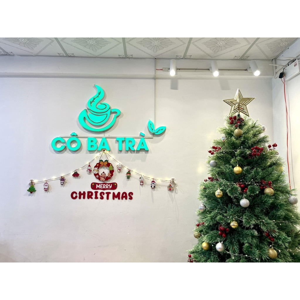 Set decor Noel gỗ trang trí nhà cửa, cửa hàng và quà tặng có tất cả như hình