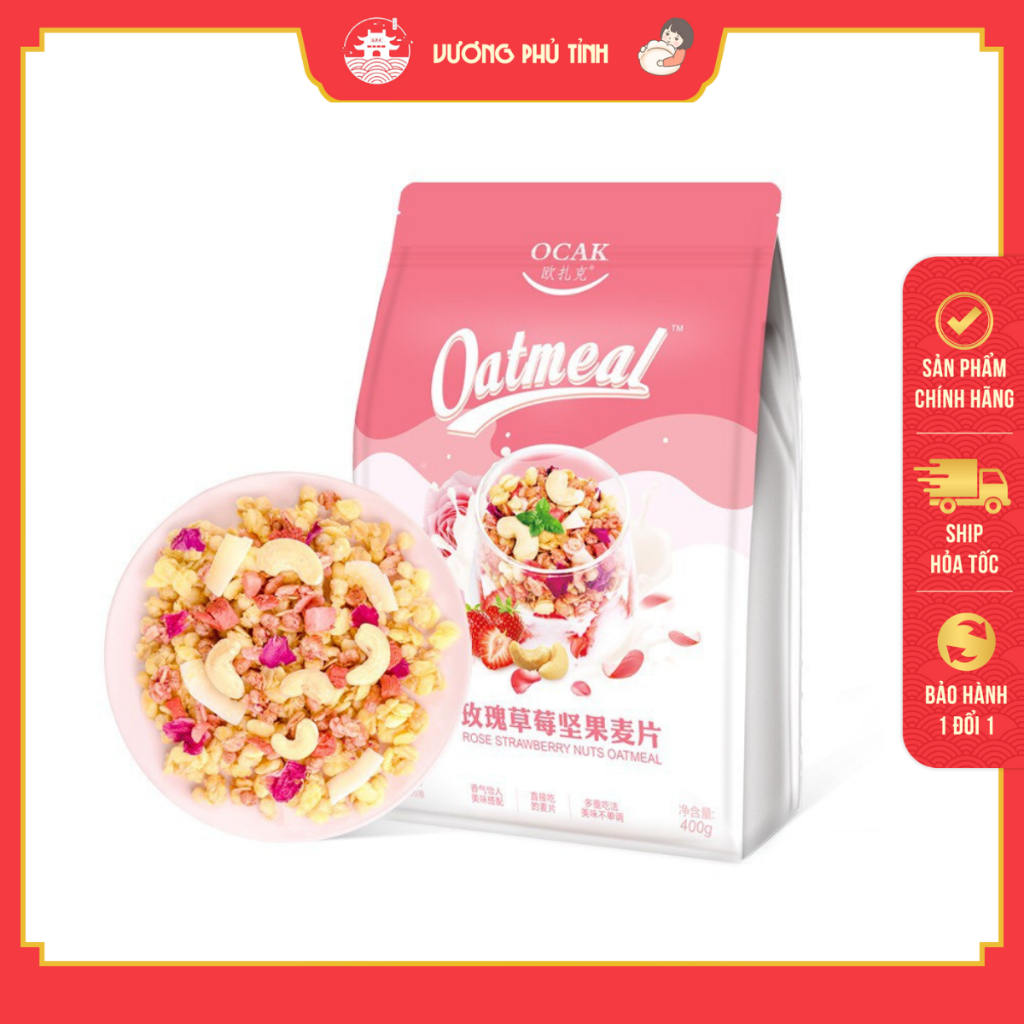 NGŨ CỐC TRÁI CÂY CAO CẤP CÁC VỊ 100GR - HÃNG OCAK | VƯƠNG PHỦ TỈNH