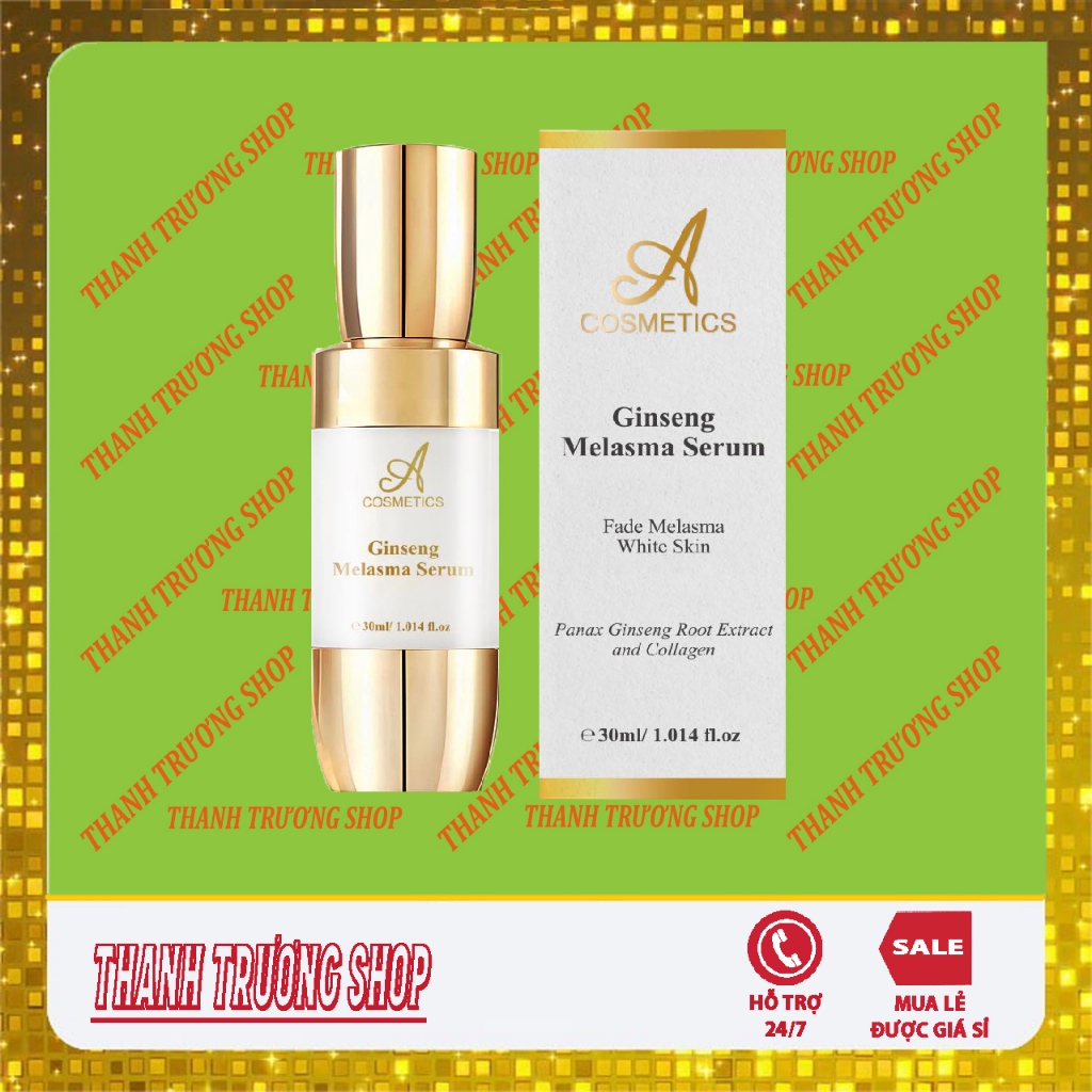 Serum nám A cosmetic, serum nám nhân sâm A cosmetic, tinh chất nám A cosmetic, tinh chất nám nhân sâm phương anh