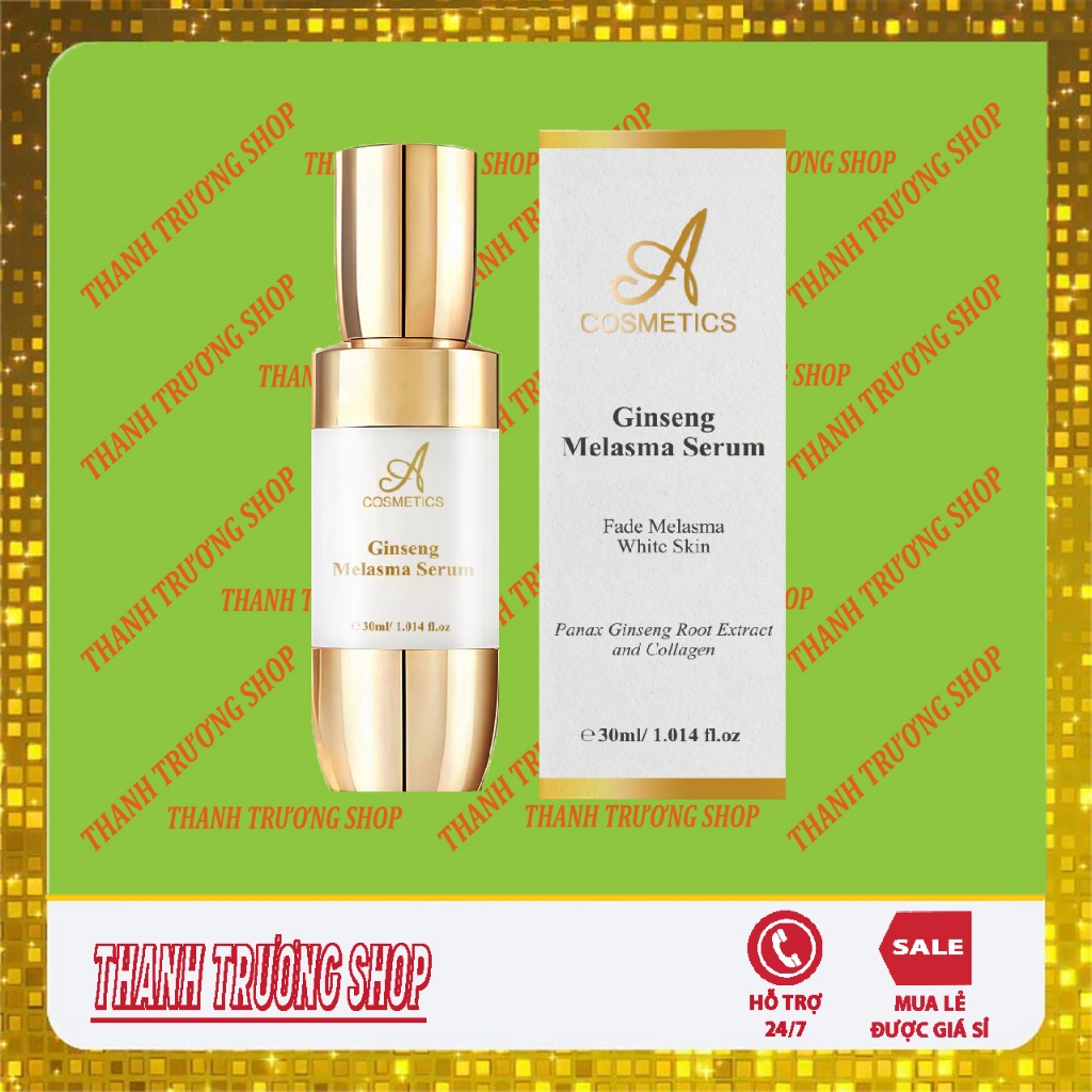 serum nám A cosmetic, serum nám nhân sâm A cosmetic, tinh chất nám A cosmetic, tinh chất nám nhân sâm phương anh