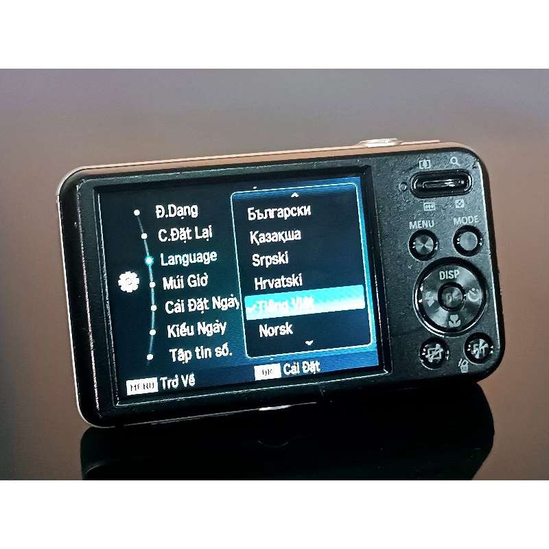 Máy ảnh kts Samsung LP120 Hai màn hình.