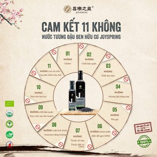 Nước tương đậu đen hữu cơ (Organic Black Bean Sauce) - JoySpring