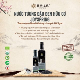 Nước tương đậu đen hữu cơ - JoySpring