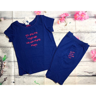 Bộ mặc nhà quần ngố Gia Hồi size L