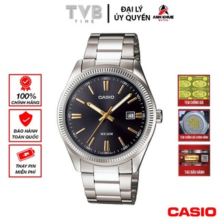 Đồng hồ nam dây kim loại Casio chính hãng MTP-1302D-1A2VDF (38mm)